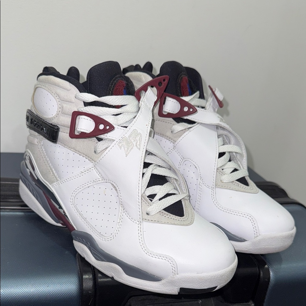Jordan 8 White Burgundy (Women's)